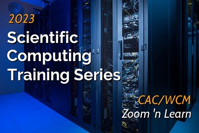 2023 Scientific Computing Training Series announced
